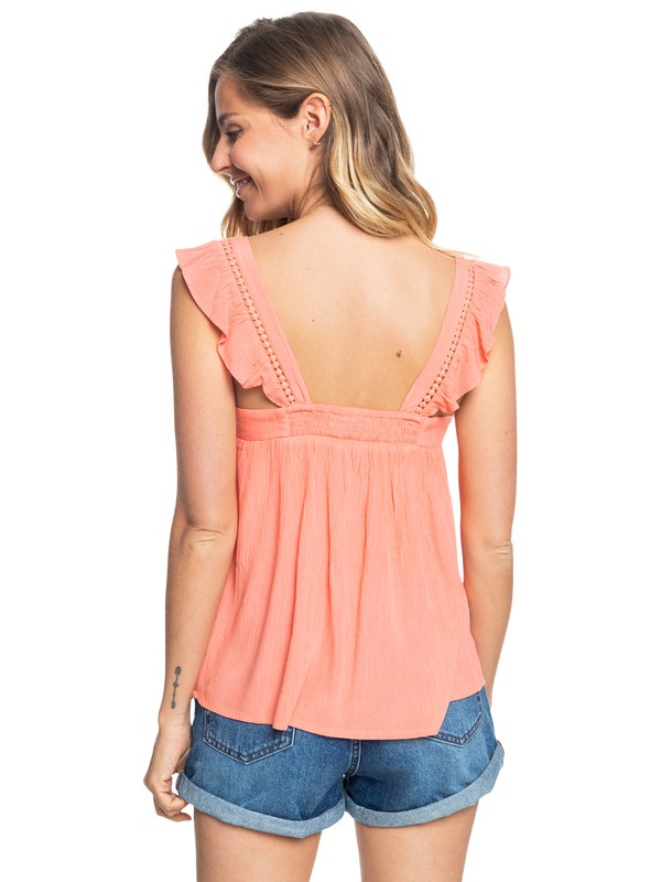 4 Bohemian Dance - Top com tiras para Mulheres jovens Pink ERJWT03530 Roxy