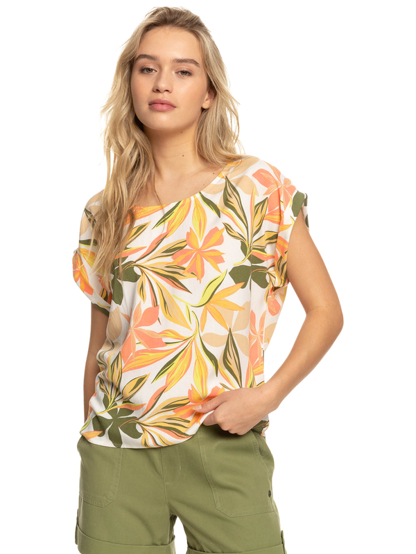 0 Pacific Escape - Top de Manga Corta para Mujer  ERJWT03573 Roxy