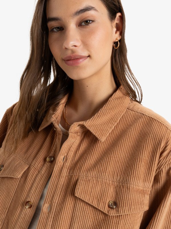 2 Let It Go  - Long Sleeves Shirt for Women Brown ERJWT03630 Roxy