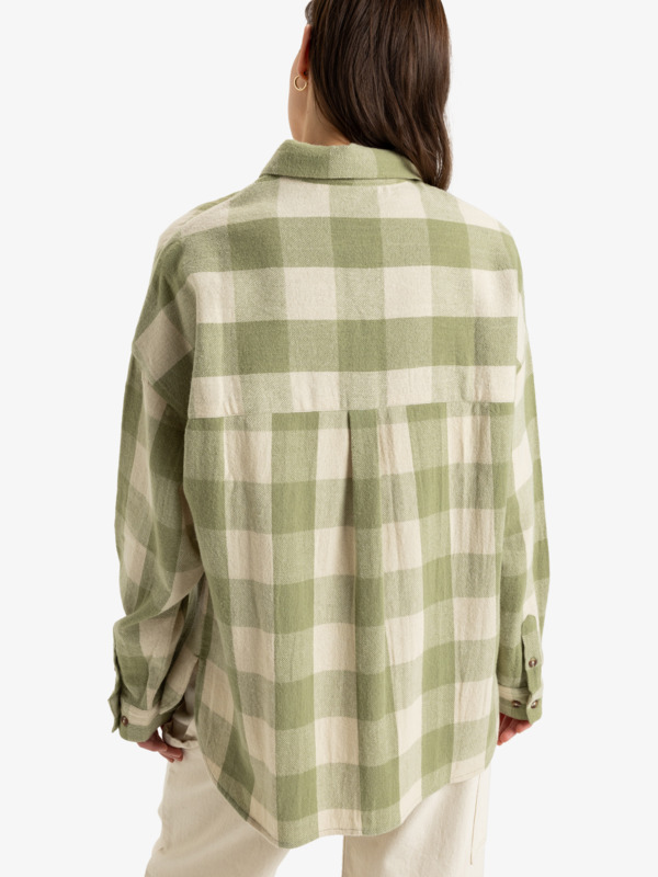 10 Lets Get Away - Long Sleeves Shirt para Mulher Verde ERJWT03631 Roxy