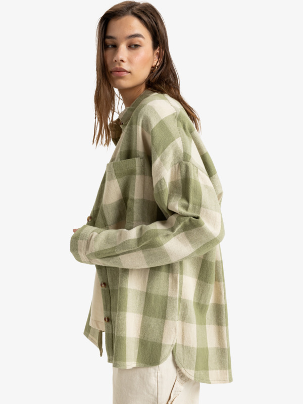 6 Lets Get Away - Long Sleeves Shirt for Women Green ERJWT03631 Roxy