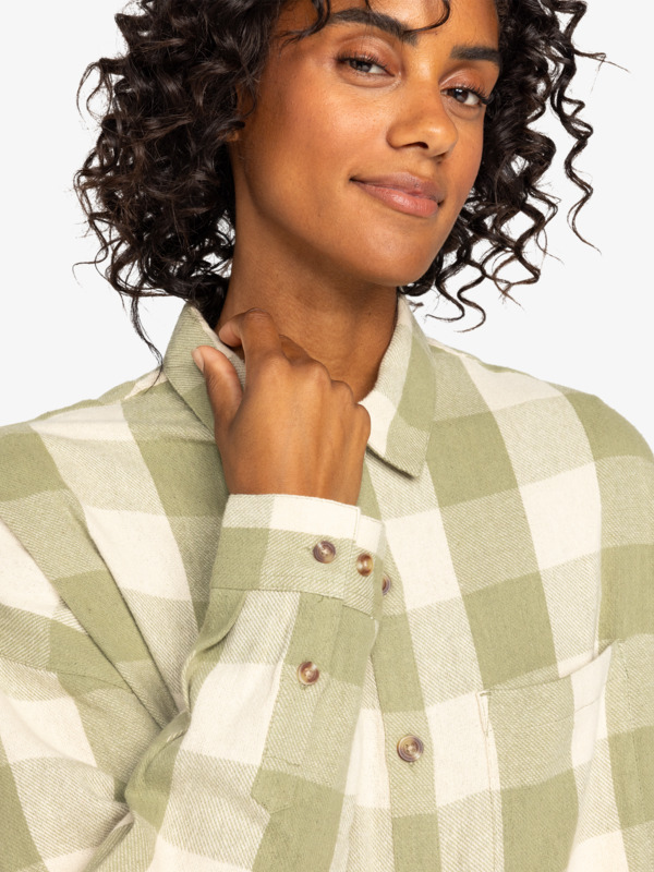 7 Lets Get Away - Long Sleeves Shirt for Women Green ERJWT03631 Roxy