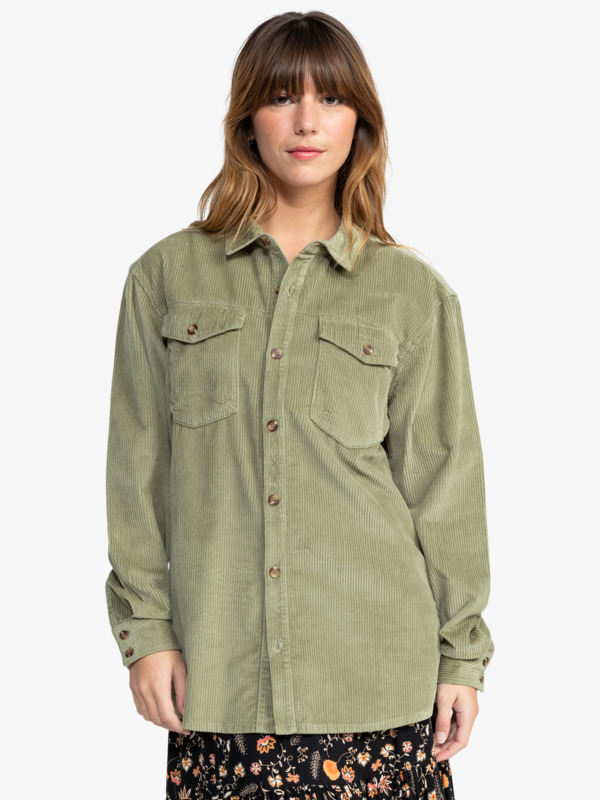 0 Let It Go - Long Sleeve Shirt for Women Green ERJWT03654 Roxy