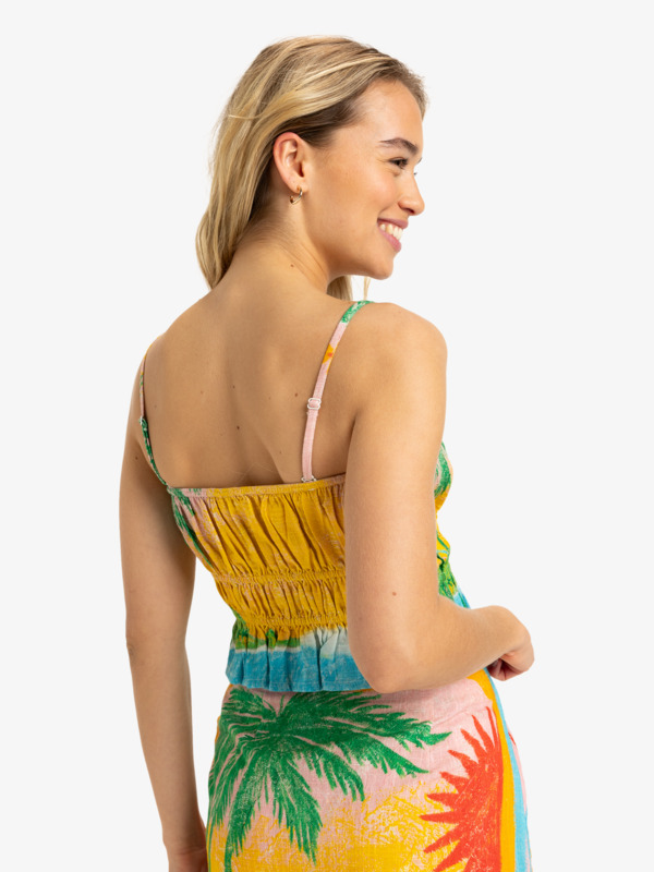 4 Atlas Palmy Daze - Top tubular para Mujer Blanco ERJWT03669 Roxy