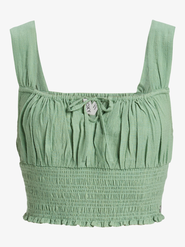 5 Playa Island - Crop Top for Women Green ERJWT03671 Roxy