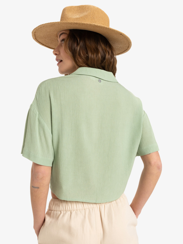 4 Salty Sweet - Camicia a maniche corte da Donna Green ERJWT03676 Roxy