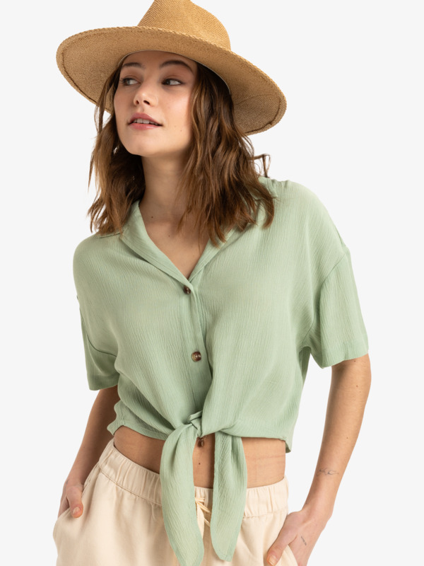 0 Salty Sweet - Camicia a maniche corte da Donna Green ERJWT03676 Roxy