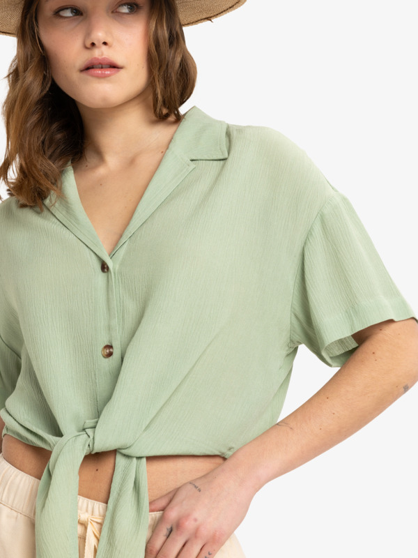 2 Salty Sweet - Camicia a maniche corte da Donna Green ERJWT03676 Roxy