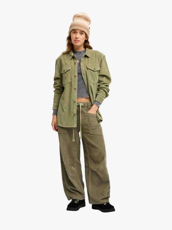 5 Let It Go Cord Green ERJWT03700 Roxy