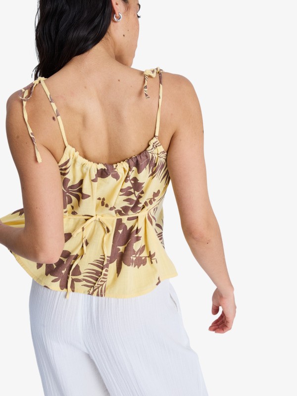 4 Wild Waves - Top met bandjes voor Dames Yellow ERJWT03743 Roxy