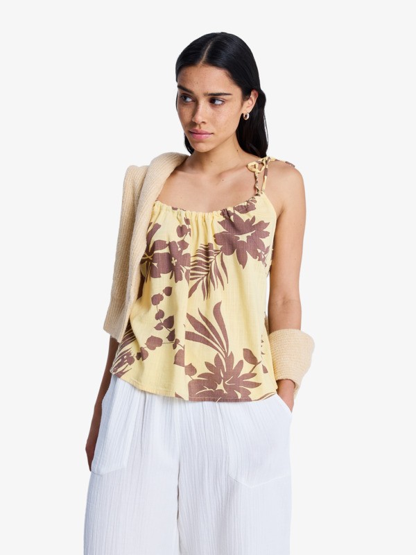 0 Wild Waves - Top met bandjes voor Dames Yellow ERJWT03743 Roxy