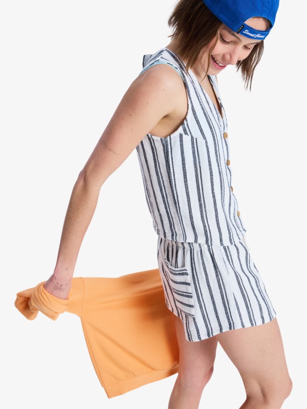 1 Sunbaked Spirit - Strick-Weste f&uuml;r Frauen Weiss ERJWT03748 Roxy