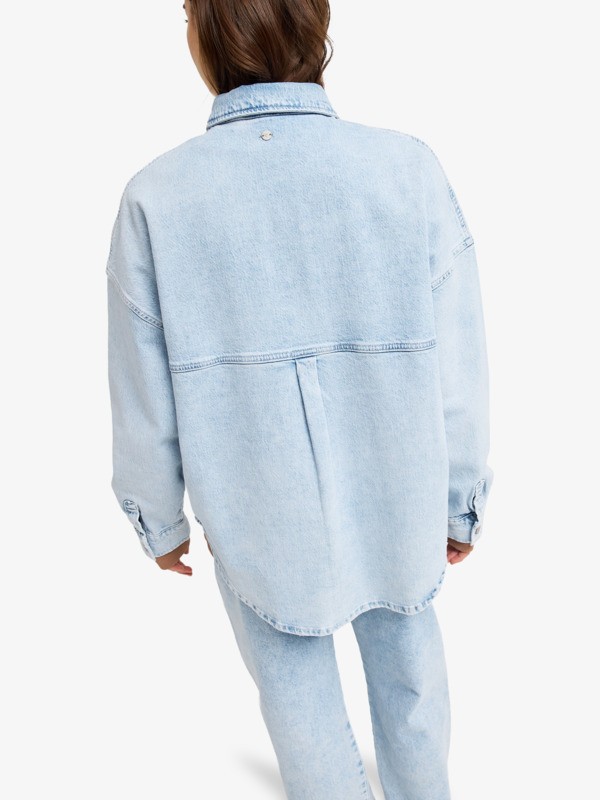 5 Kick Back Washed Bleu ERJWT03750 Roxy