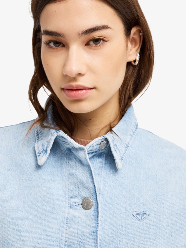 2 Kick Back Washed Bleu ERJWT03750 Roxy