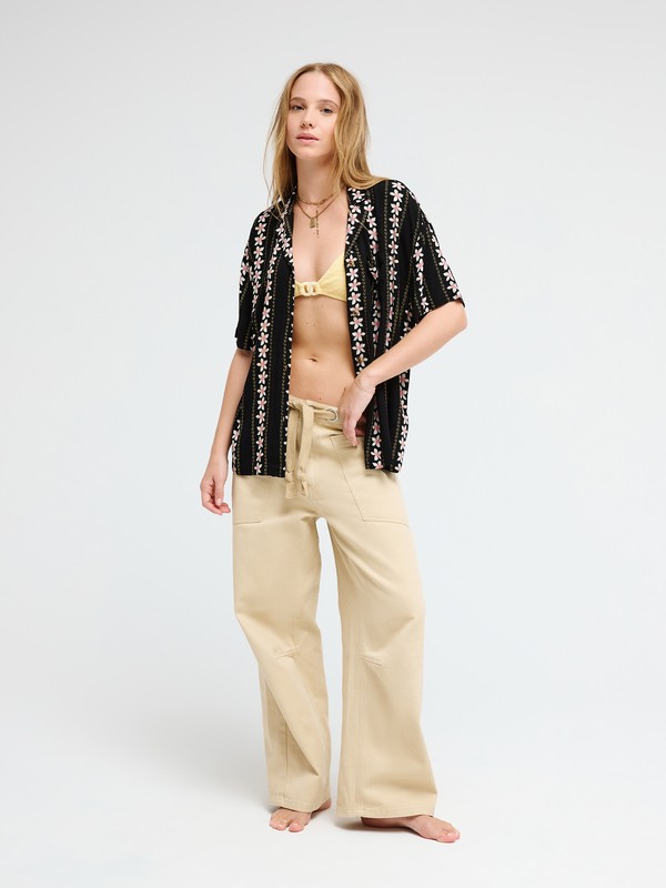 4 Crazy Vahini Preto ERJWT03754 Roxy