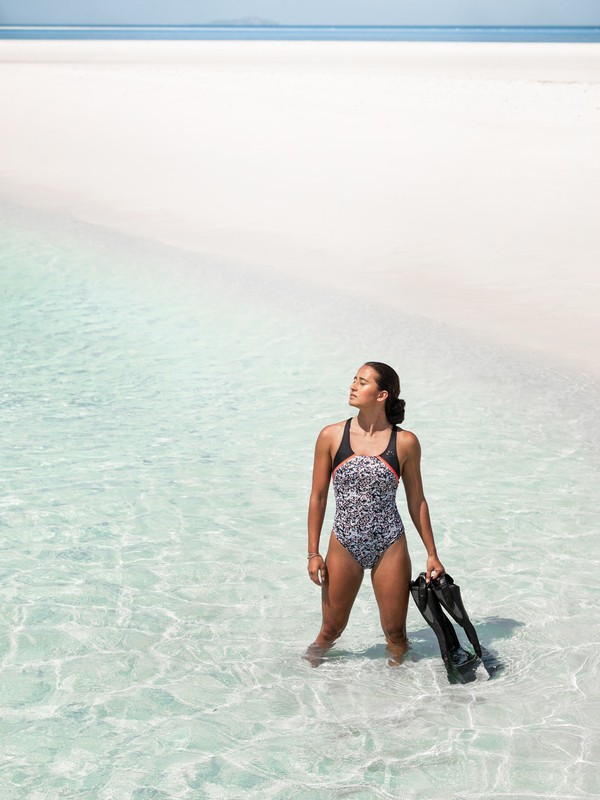 ROXY Fitness One Piece Swimsuit for Women Roxy