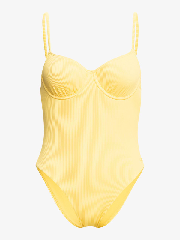 4 Rib Roxy Love The Muse - Maillot une pièce pour Femme Jaune ERJX103415 Roxy