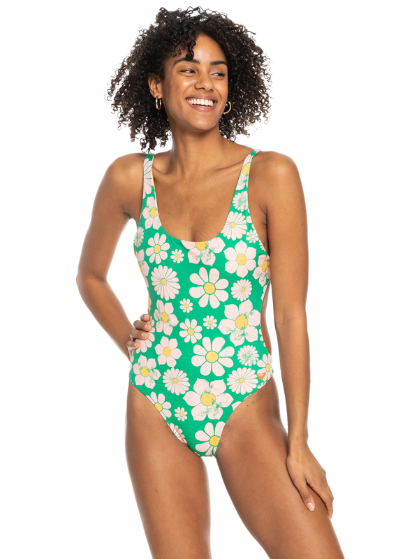 0 POP Surf - One-Piece Swimsuit for Women Green ERJX103464 Roxy