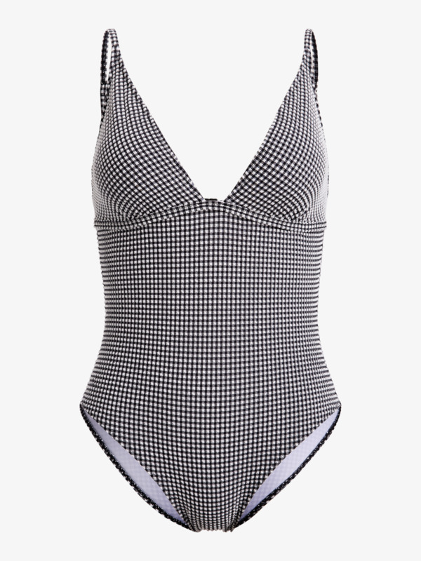 5 Gingham - One-Piece Swimsuit for Women Black ERJX103705 Roxy