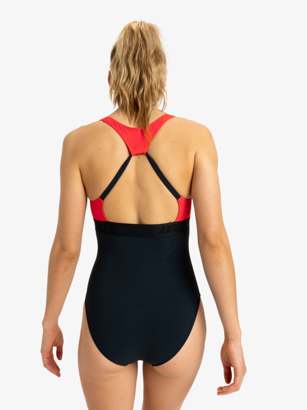 4 Roxy Active Colorblk - Maillot de bain une pièce pour Femme Noir ERJX103711 Roxy