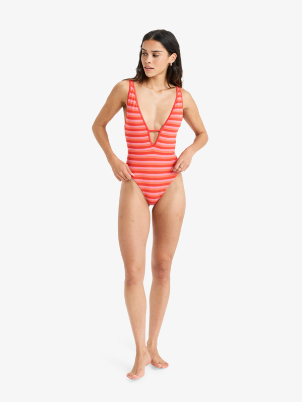 5 Jasmin - One-Piece Swimsuit for Women Red ERJX103715 Roxy