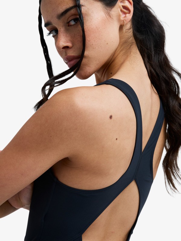 2 Roxy Active  Boyleg - Fato de banho para mulher Preto ERJX103759 Roxy