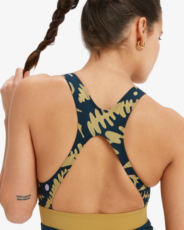3 Roxy Active High Perf 1P Pt - Fato de banho para mulher Preto ERJX103772 Roxy