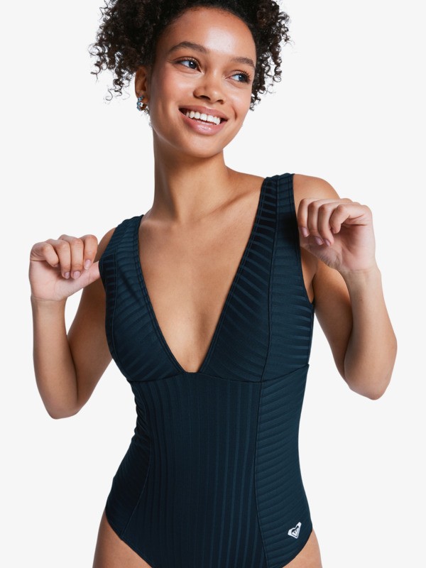 7 Roxy Love - One-Piece Swimsuit for Women Black ERJX103786 Roxy