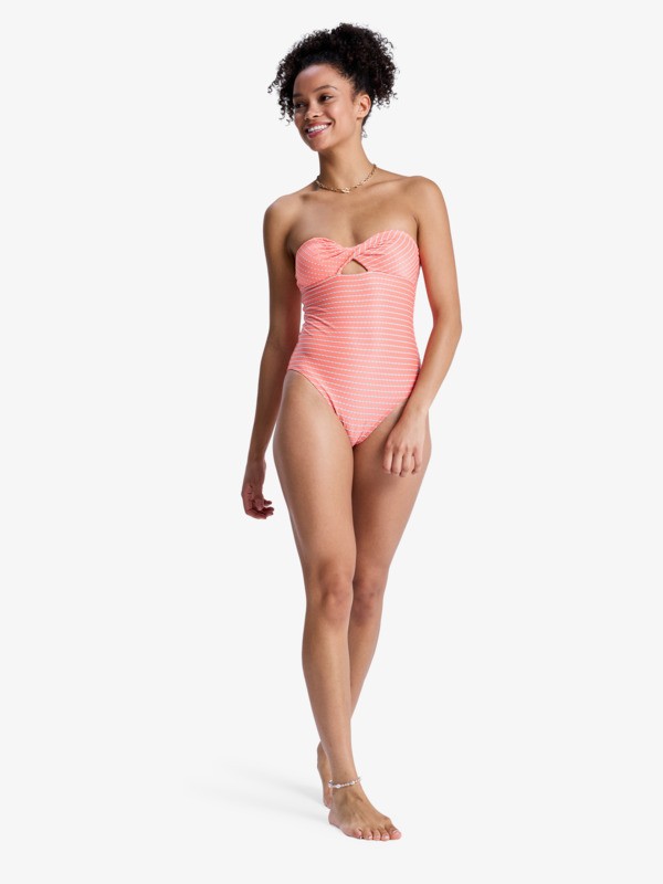 5 Wavy Baby - Maillot de bain une pi&egrave;ce pour Femme Rose ERJX103793 Roxy