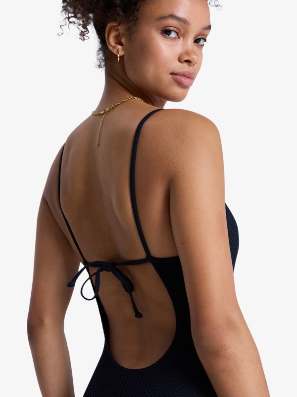 3 Roxy Island - Badeanzug f&uuml;r Frauen Schwarz ERJX103802 Roxy