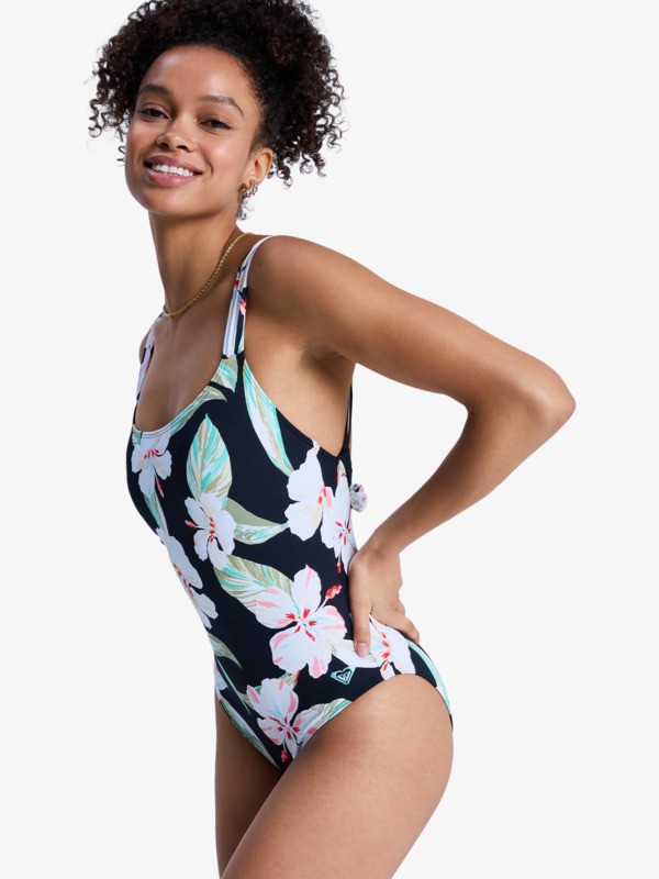 7 Printed Essentials - Ba&ntilde;ador entero para mujer Negro ERJX103807 Roxy