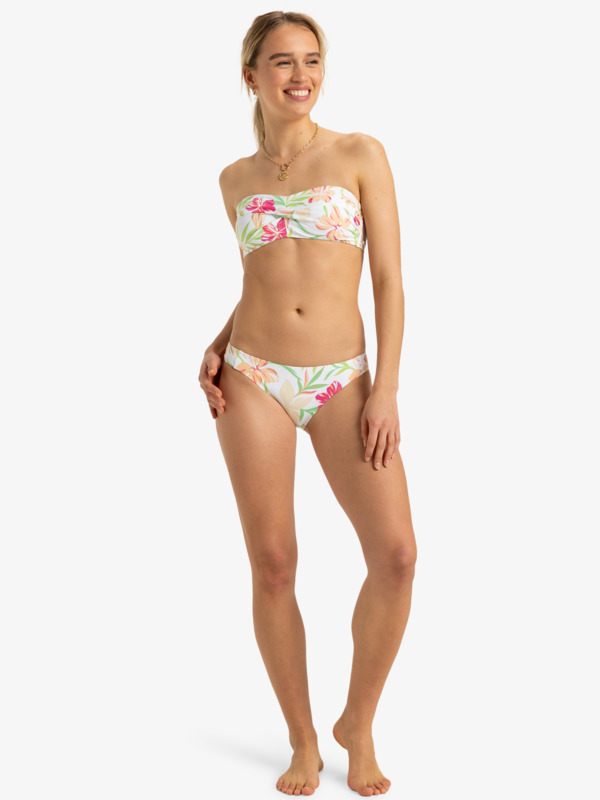 3 Into The Sun - Bandeau Bikini Set Branco ERJX203368 Roxy