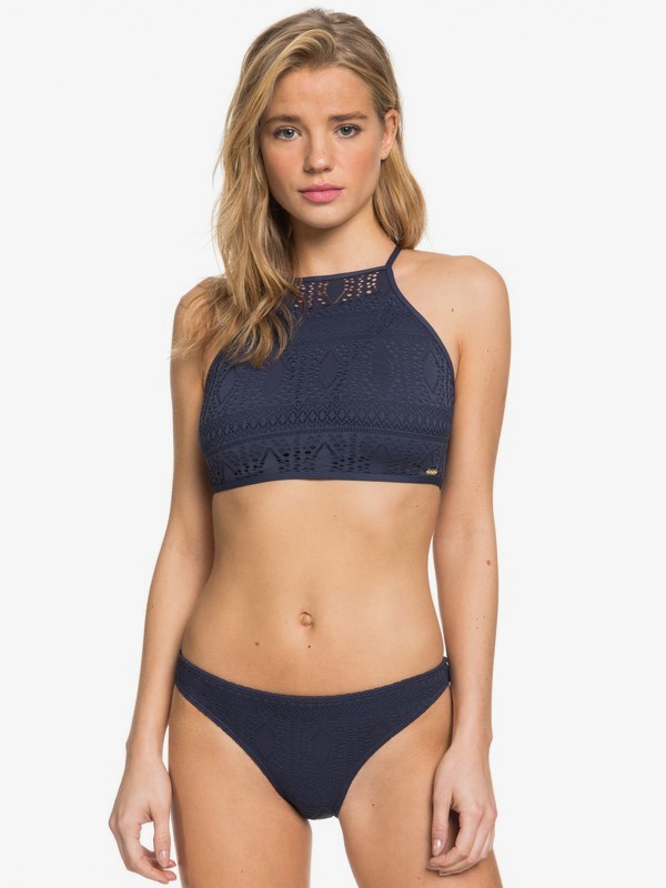 0 Sweet Wildness - Crop Top Bikini Set Blue ERJX203374 Roxy