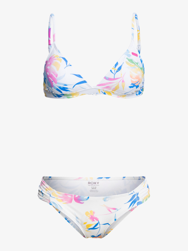4 Beach Classics Fixed Triangle - Ensemble de bikini couvrance légère pour Femme  ERJX203471 Roxy