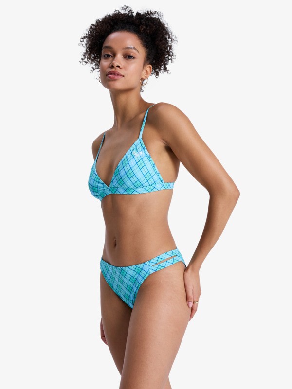 1 Printed Essentials - Zweiteiliges Triangel-Bikini-Set für Frauen Grün ERJX203603 Roxy