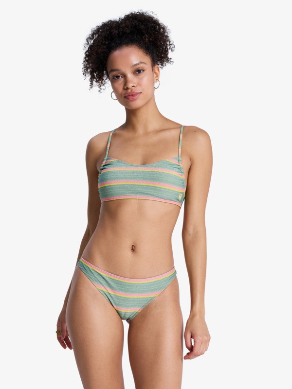 0 Ocean Dreamer - Zweiteiliges Bralette-Bikini-Set f&uuml;r Frauen Gr&uuml;n ERJX203606 Roxy