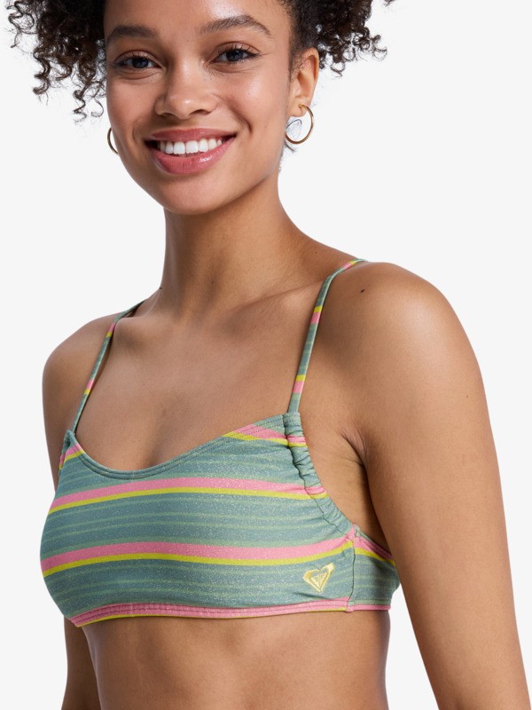 2 Ocean Dreamer - Zweiteiliges Bralette-Bikini-Set f&uuml;r Frauen Gr&uuml;n ERJX203606 Roxy