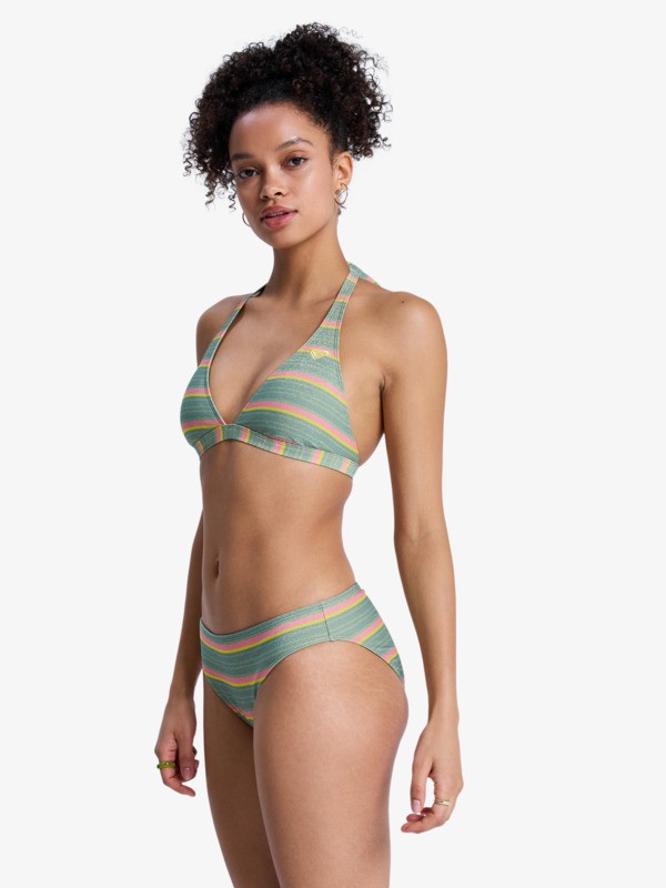 1 Ocean Dreamer - Two Piece Halter Bikini Set for Women Green ERJX203607 Roxy
