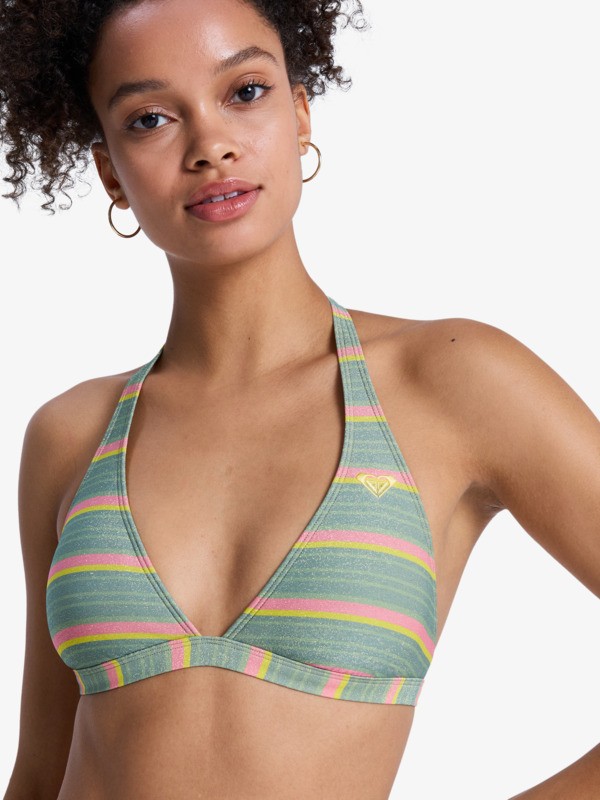 2 Ocean Dreamer - Two Piece Halter Bikini Set for Women Green ERJX203607 Roxy