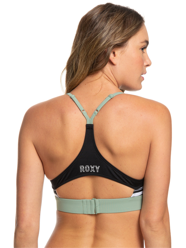 3 ROXY Fitness - Brassière de bikini sport pour Femme Noir ERJX303975 Roxy