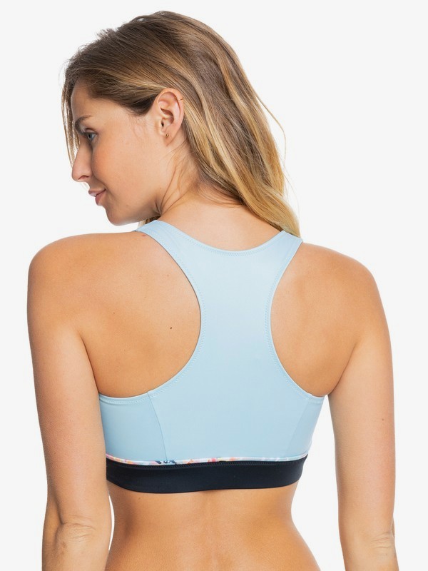 7 ROXY Fitness - Sport-BH-Bikinioberteil für Frauen Blau ERJX304393 Roxy