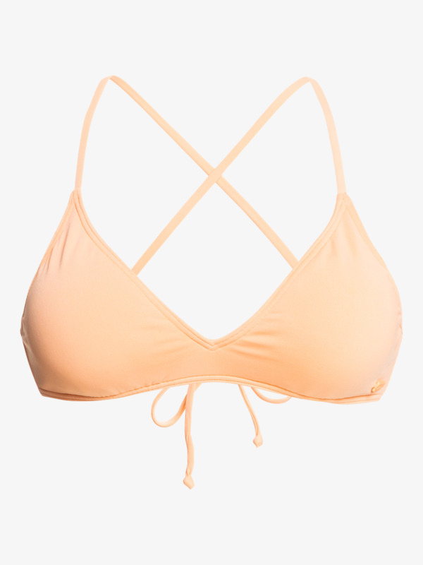 4 Beach Classics - Athletic Bikini Top for Women Orange ERJX304404 Roxy