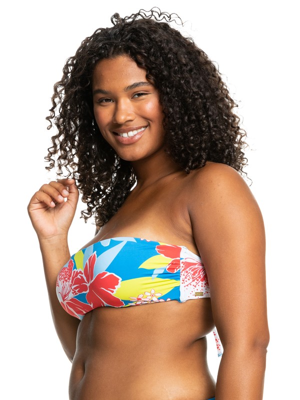 5 She Just Shines - Bandeau Bikini Top for Women  ERJX304462 Roxy