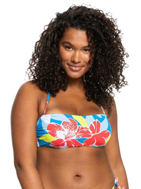 6 She Just Shines - Bandeau Bikini Top for Women  ERJX304462 Roxy