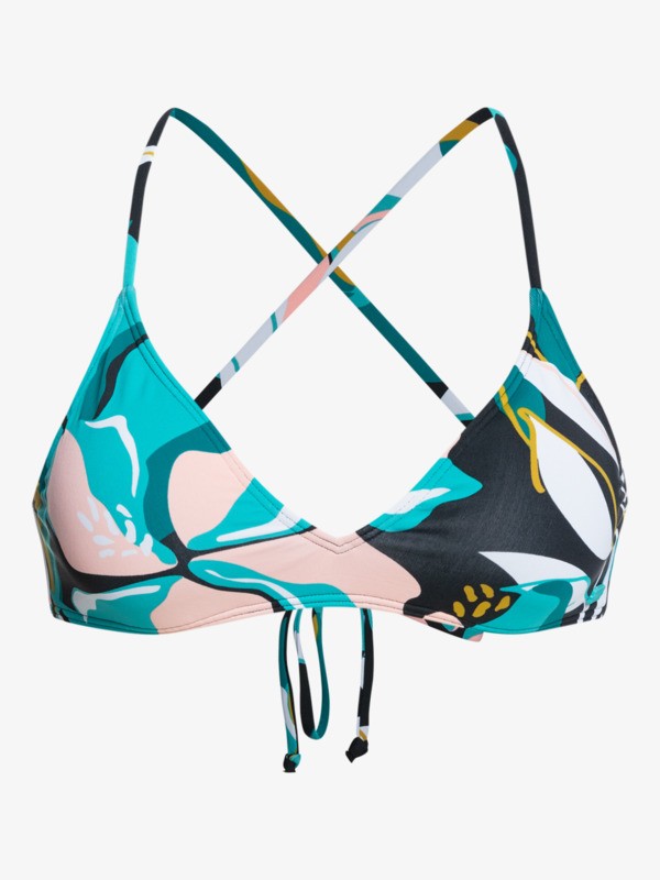 4 Beach Classics  - Top de Tri Bikini Atlético para Mujer Negro ERJX304494 Roxy