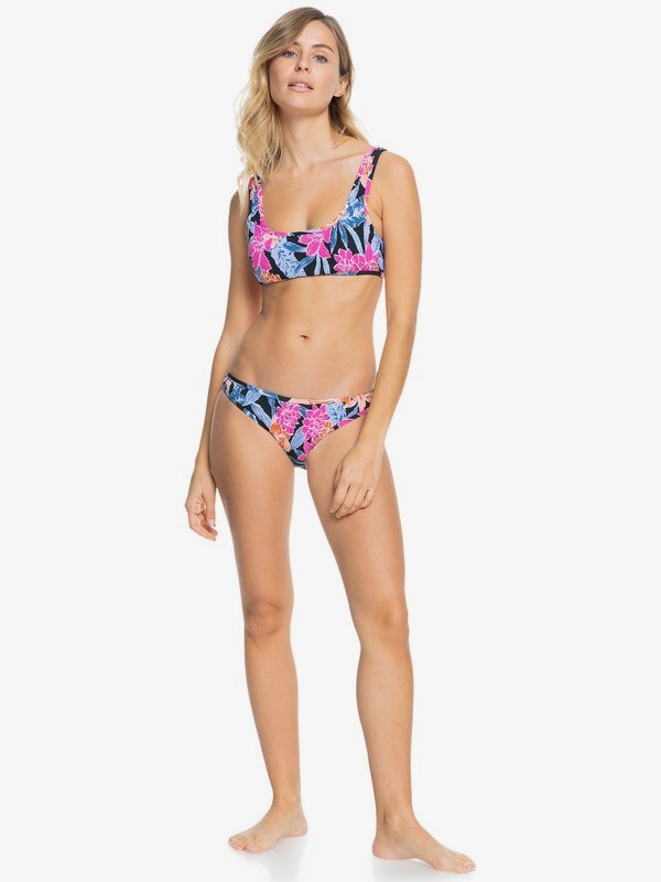 5 Tropical Oasis - Top de Bikini Bralette con Fruncidos para Mujer  ERJX304581 Roxy