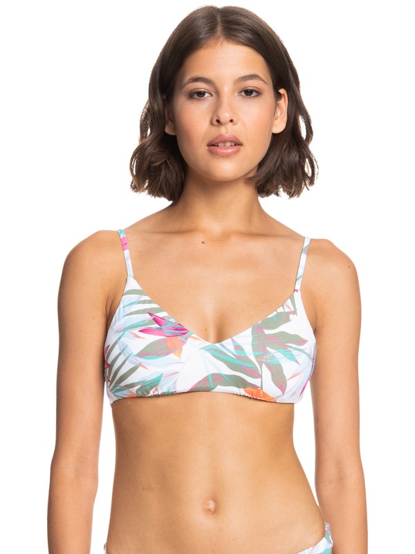 0 Beach Classics - Haut de bikini Athletic Tri pour Femme Blanc ERJX304623 Roxy