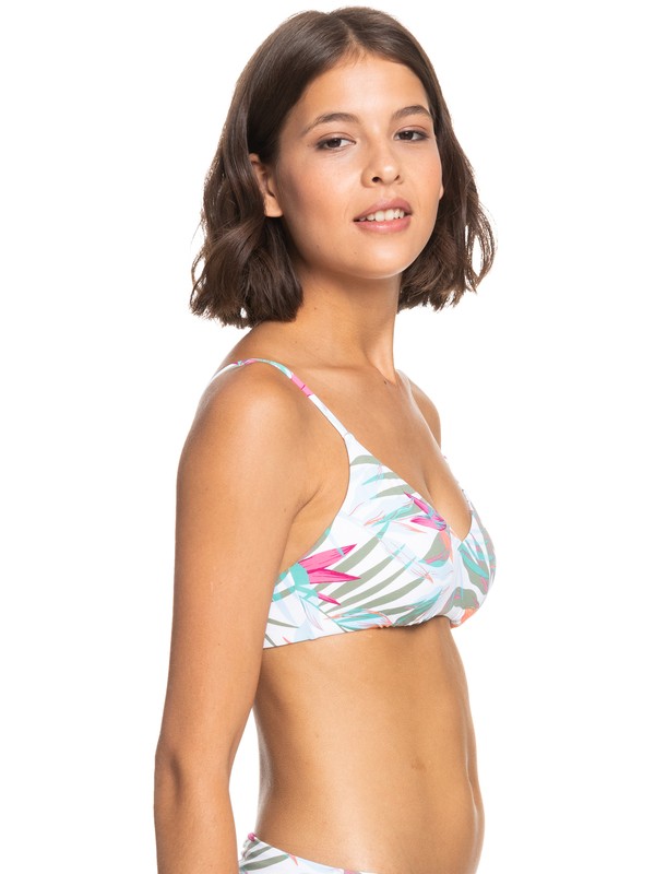 1 Beach Classics - Haut de bikini Athletic Tri pour Femme Blanc ERJX304623 Roxy