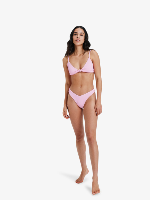 4 Roxy Love The Surf Knot  - Haut de maillot de bain Triangle Femme Rose ERJX304759 Roxy