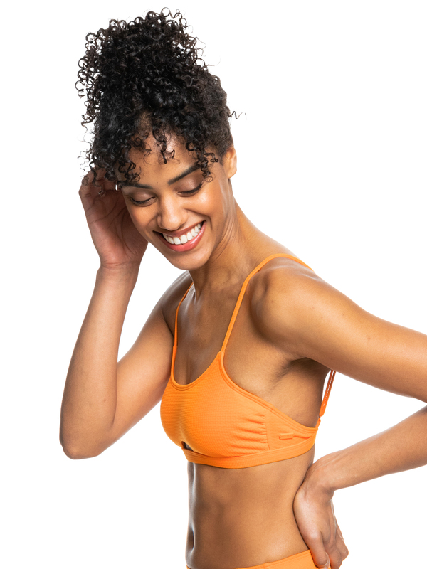 1 Color Jam - Haut de bikini bralette pour Femme - Orange Orange ERJX304956 Roxy